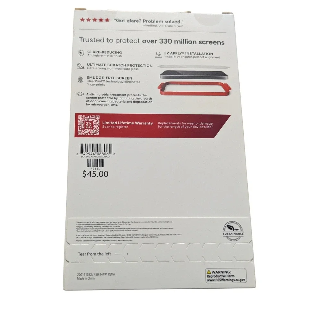ZAGG important notes